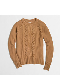 J.Crew Factory Factory Pointelle Cable Knit Sweater
