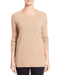 Nordstrom Collection Ribbed Cashmere Sweater