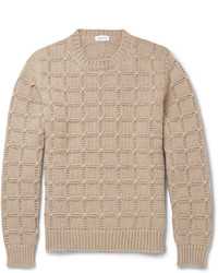 Brioni Slim Fit Cable Knit Cashmere Sweater