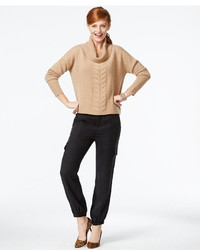 Charter Club Wool Cashmere Blend Cowl Neck Sweater