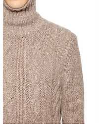 Etro Wool Cashmere Cable Knit Sweater