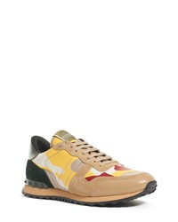 Tan Camouflage Athletic Shoes