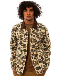 Tan Camouflage Barn Jacket