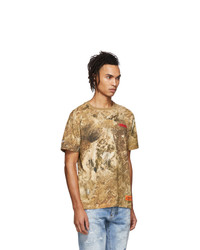 Heron Preston Brown Camouflage T Shirt