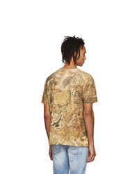 Heron Preston Brown Camouflage T Shirt