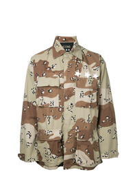Tan Camouflage Long Sleeve Shirt