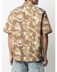 A.P.C. Joey Camouflage Pattern Shirt