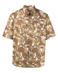A.P.C. Joey Camouflage Pattern Shirt
