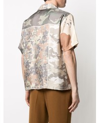 Amiri Military Shortsleeved Silk Shirt