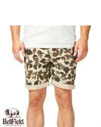 Tan Camouflage Shorts