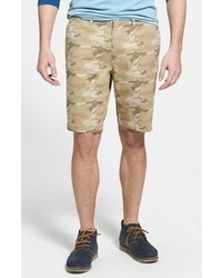 Wallin Bros Anderson Trim Fit Camouflage Flat Front Shorts
