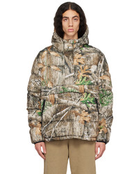 The Very Warm Brown Realtree Edge Edition Anorak Puffer Jacket