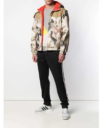 Woolrich Camouflage Print Hooded Jacket