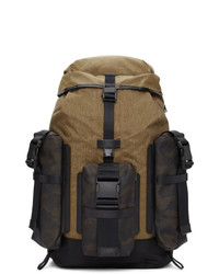 Master-piece Co Black And Tan Large Rogue Backpack