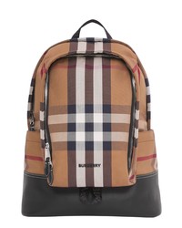 Burberry Large Jack Check Canvas Backpack