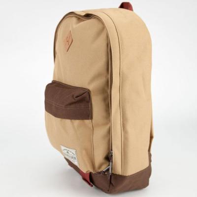 tan canvas backpack