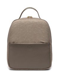 Herschel Supply Co. Small Orion Nylon Leather Backpack In Timberwolf At Nordstrom