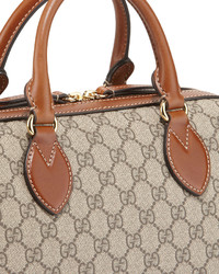 Gucci Gg Supreme Small Top Handle Bag Beige