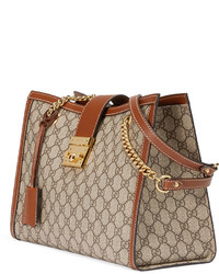 Gucci Padlock Gg Supreme Canvas Medium Shoulder Bag