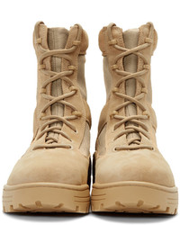 Yeezy Beige Combat Boots