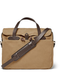 Filson Original Leather Trimmed Twill Briefcase