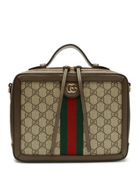 Gucci Beige Small Gg Ophidia Shoulder Bag