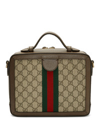 Gucci Beige Small Gg Ophidia Shoulder Bag