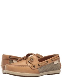 Sperry Coil Ivy Leather Canvas Moccasin Shoes