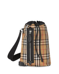 Burberry Check Cotton Duffle Backpack