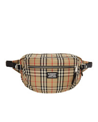Burberry Beige Vintage Check Belt Bag