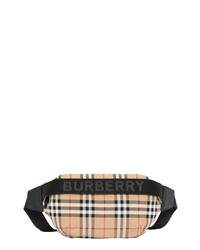 Burberry Burberrry Medium Sonny Heritage Stripe Belt Bag