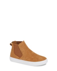 Tan Canvas High Top Sneakers