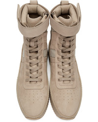 Fear Of God Beige Military High Top Sneakers