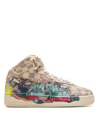 Nike X Louis Vuitton Air Force 1 Mid Sneakers