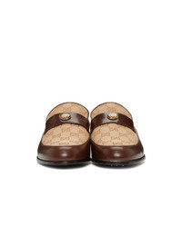 Gucci Beige High Loomis Loafers