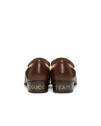 Gucci Beige High Loomis Loafers