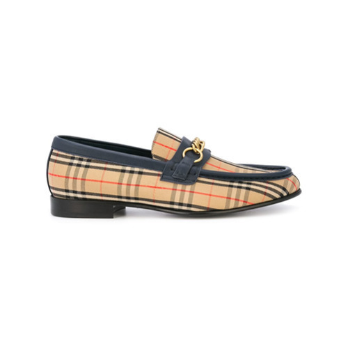 Burberry Classic Check Loafers, $580 