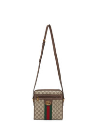 Gucci Beige Gg Small Ophidia Messenger Bag