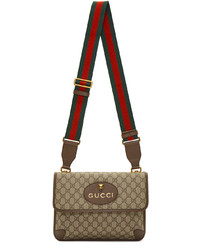 Gucci Beige Gg Supreme Messenger Bag
