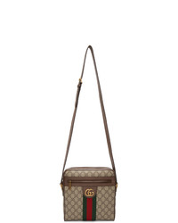 Gucci Beige Gg Supreme Small Ophidia Messenger Bag