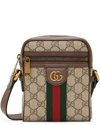 Gucci Beige Gg Supreme Small Ophidia Messenger Bag