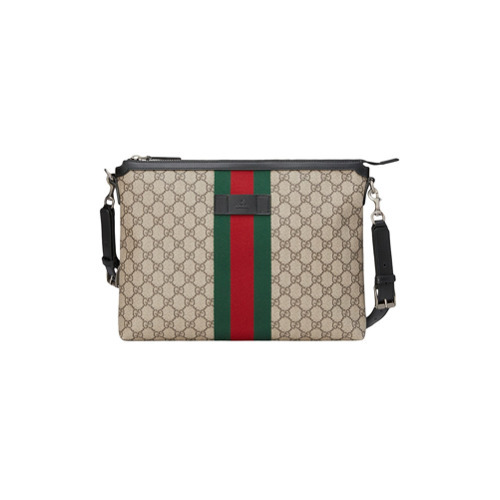 Gucci Gg Supreme Medium Messenger Bag, $850 | farfetch.com | Lookastic