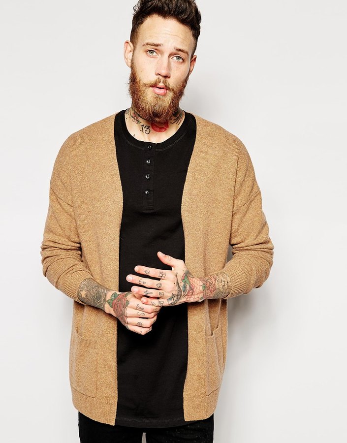 Asos Brand Longline Lambswool Rich Cardigan | Where to buy & how to wear