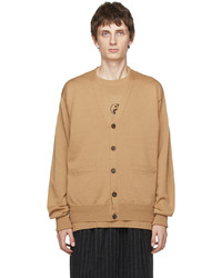 Bed J.W. Ford Beige Wool Buttoned Cardigan