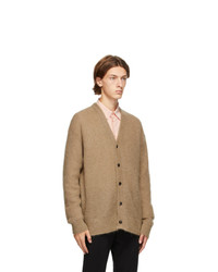 Solid Homme Brown Mohair Cardigan