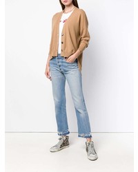 Semicouture Long Sleeve Relaxed Fit Cardigan