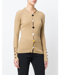 Jacquemus Ribbed Button Front Cardigan