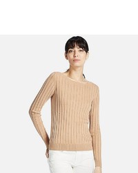 Uniqlo Cotton Cashmere Wide Ribbed Sweater