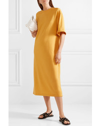 Elizabeth and James Crawford Oversized Cotton Blend Terry Midi Dress