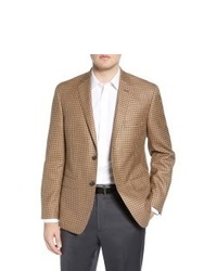 Nordstrom John W Traditional Fit Check Cotton Blend Sport Coat